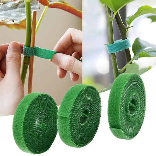 Groene tuinkoord plantenbinders - Nylon plantenverband- Tuinhaak - Bivakshop