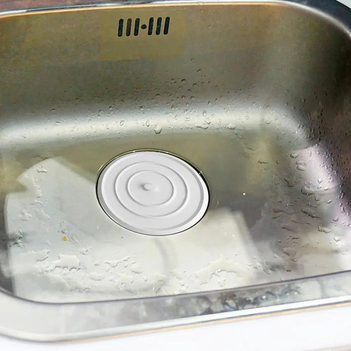 Grote siliconen badstopper ontwateringsdeksel - Voor wastafels en badkuipen - Anti lek - Bivakshop