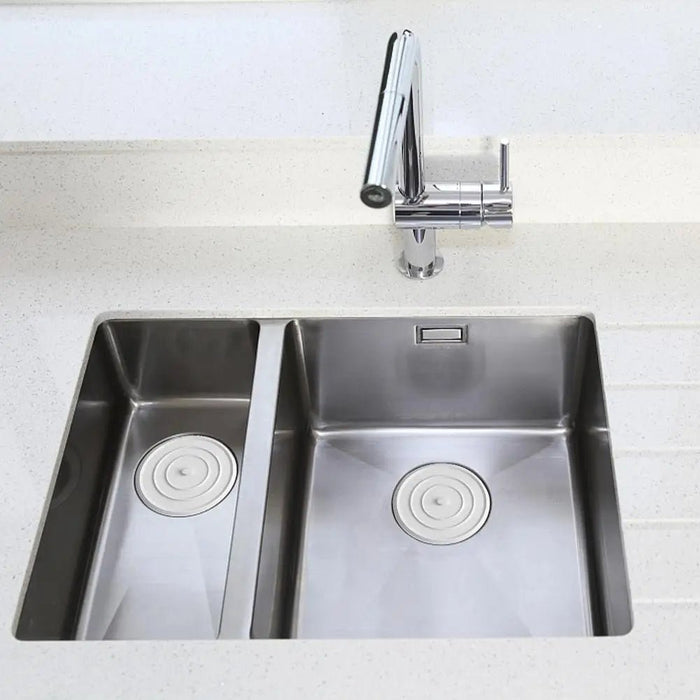 Grote siliconen badstopper ontwateringsdeksel - Voor wastafels en badkuipen - Anti lek - Bivakshop