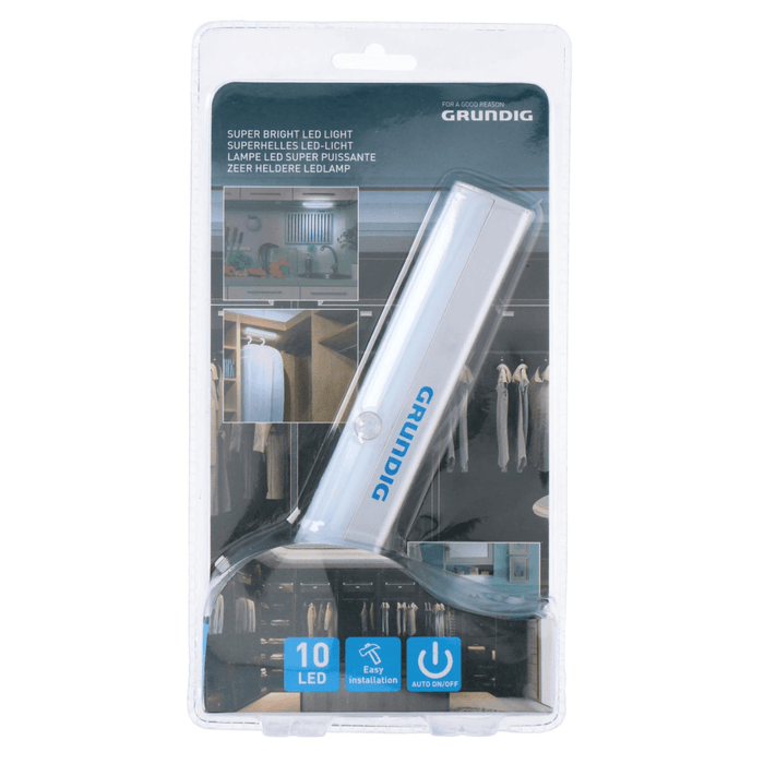 Grundig – Superheldere LED Staaflamp – 10 LED’s – Energiezuinig - Bivakshop