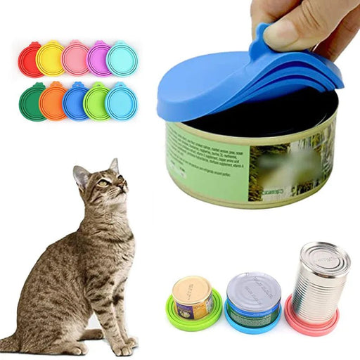 Herbruikbaar deksel & lepel voor honden - en kattenvoer – Handig & hygiënisch bewaren - Bivakshop