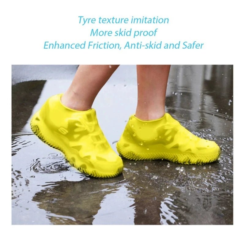 Herbruikbare waterdichte regen schoenhoezen - Van silicone - Voor buiten 1 paar - Bivakshop