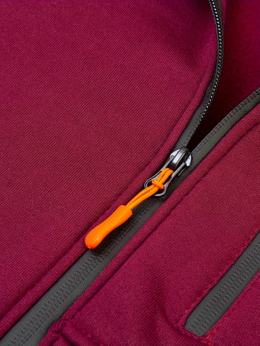 Heren Hoodie Jas met Rits – Sportief - Effen Kleur - Bivakshop