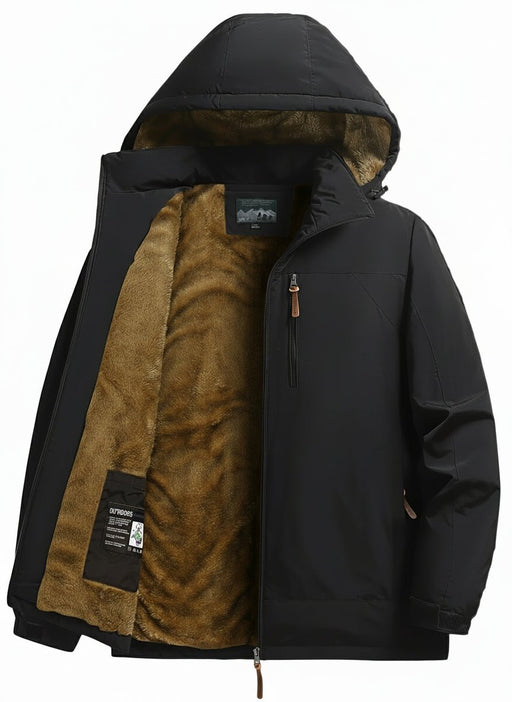 Heren winterjas – Fleecevoering – Waterafstotende outdoorjas - Bivakshop