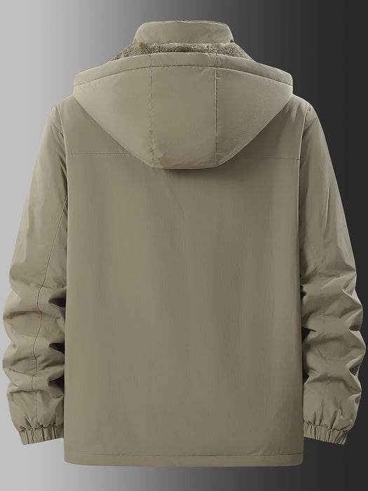 Heren winterjas – Fleecevoering – Waterafstotende outdoorjas - Bivakshop
