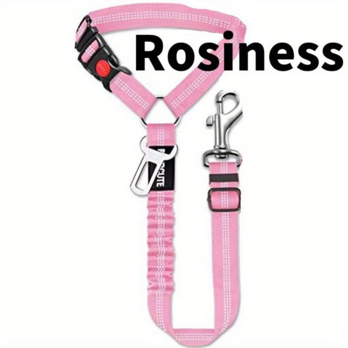 Honden autogordel – verstelbaar – elastisch & duurzaam nylon - Bivakshop