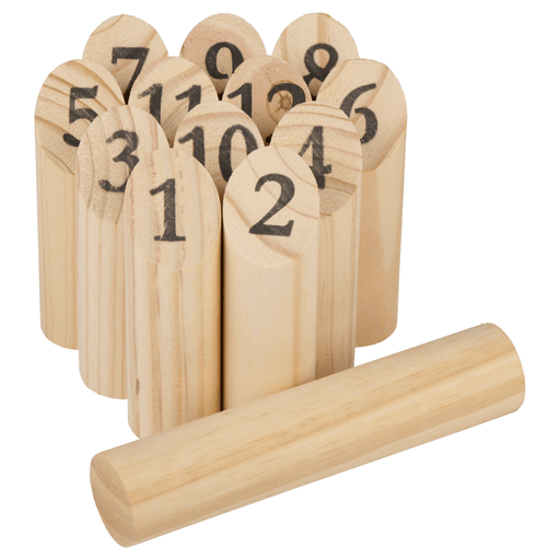Houten pinspel 13 - delig – Compleet buitenspel – Educatief & leuk - Bivakshop
