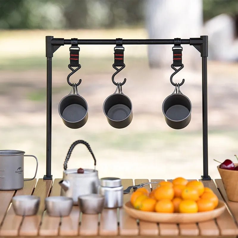 IGT lampstandaard – Draagbare aluminium campingrek voor kookgerei & verlichting - Bivakshop