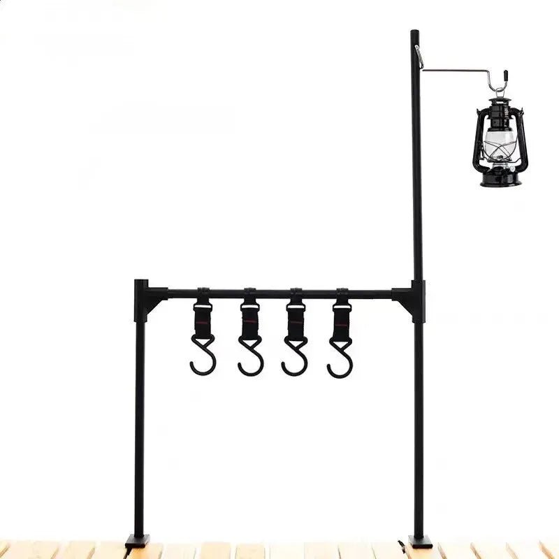 IGT lampstandaard – Draagbare aluminium campingrek voor kookgerei & verlichting - Bivakshop
