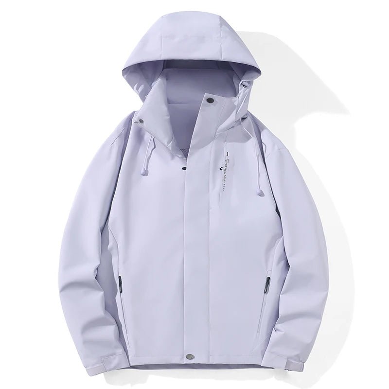 JNLN unisex outdoor jas - Trekking en hiking windbreaker met afneembare capuchon - Bivakshop
