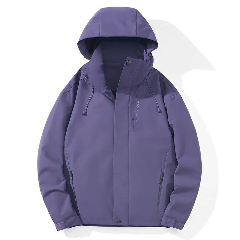 JNLN unisex outdoor jas - Trekking en hiking windbreaker met afneembare capuchon - Bivakshop