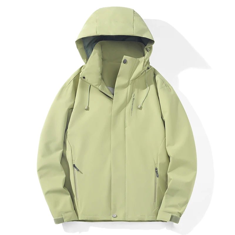 JNLN unisex outdoor jas - Trekking en hiking windbreaker met afneembare capuchon - Bivakshop
