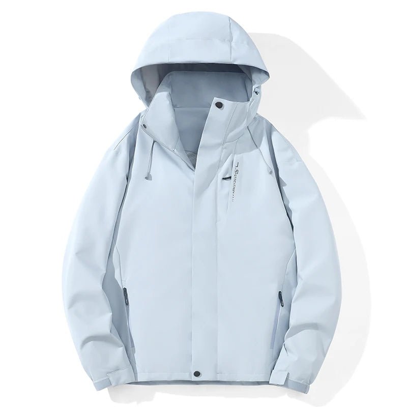 JNLN unisex outdoor jas - Trekking en hiking windbreaker met afneembare capuchon - Bivakshop