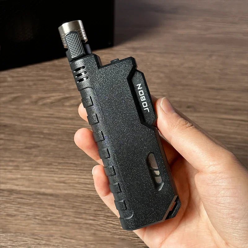 JOBON metalen winddichte butaangas sigarenaansteker - Uittrekbare stang voor keuken, camping en outdoor - Bivakshop