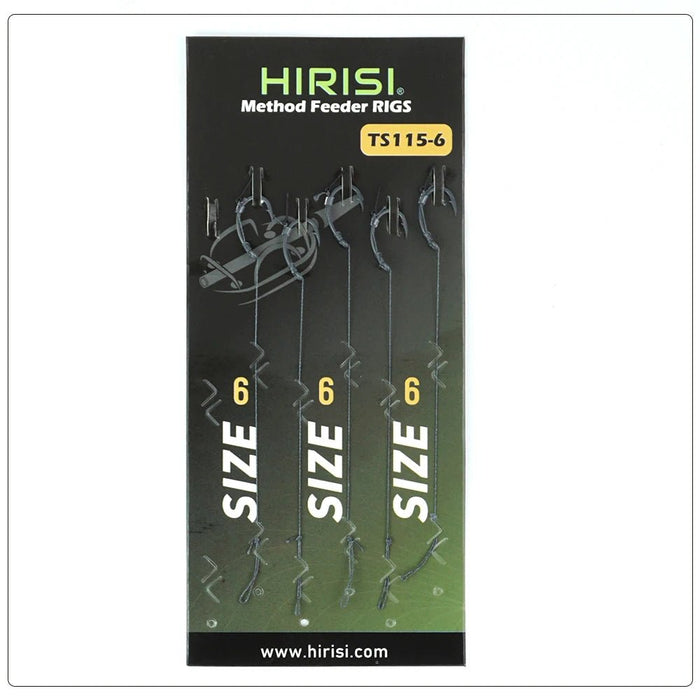 Kant - en - klare onderlijnen voor karper - & feedervissen – 6 stuks - Bivakshop