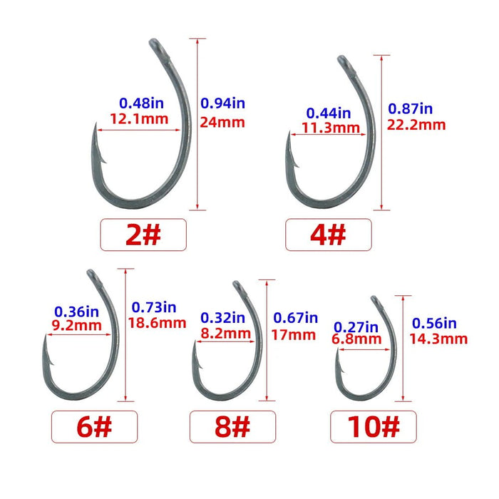 Kant - en - klare onderlijnen voor karper - & feedervissen – 6 stuks - Bivakshop
