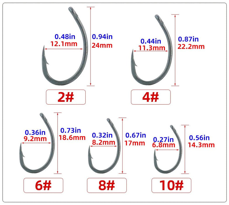 Kant - en - klare onderlijnen voor karper - & feedervissen – 6 stuks - Bivakshop