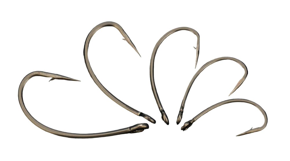 Karper Haken 100 stuks – RVS High Carbon Vishaak met weerhaak en oog - Bivakshop