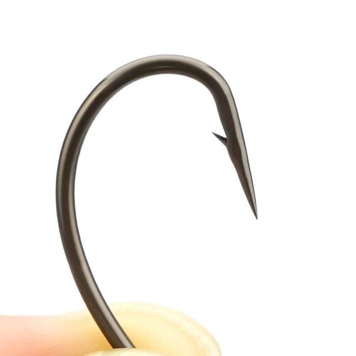 Karper Haken 100 stuks – RVS High Carbon Vishaak met weerhaak en oog - Bivakshop