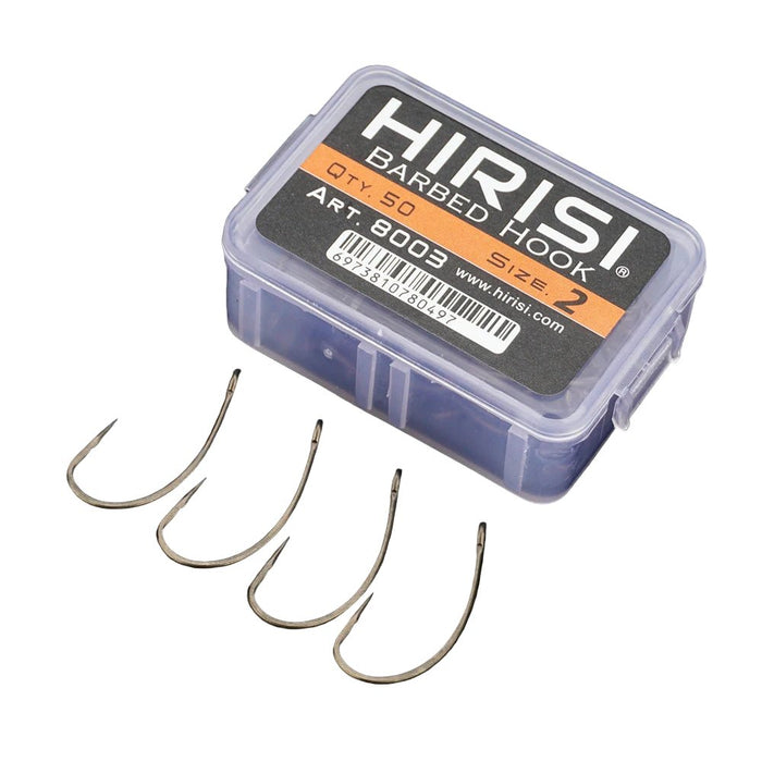 Karper Haken 100 stuks – RVS High Carbon Vishaak met weerhaak en oog - Bivakshop