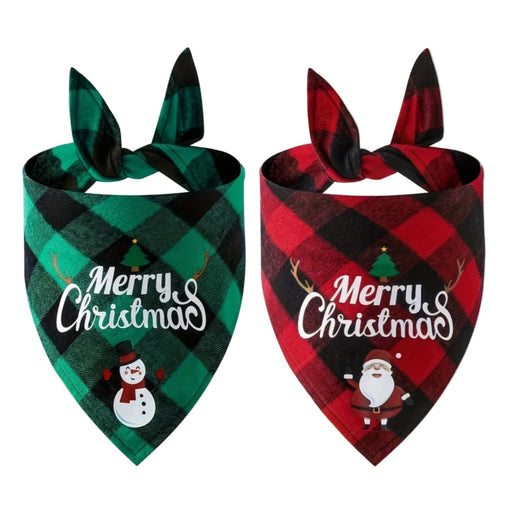 Kerst hondenbandana – Verstelbare sjaal – Feestelijk Santa design - Bivakshop