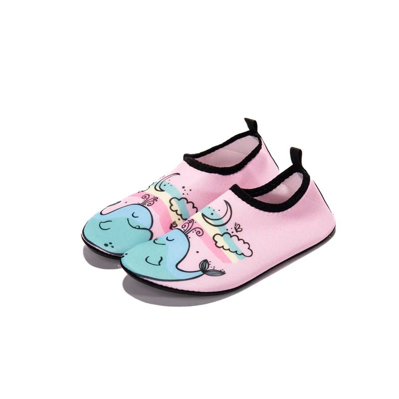 Kids Water Sport Beach Swimming Socks Girl Thin Multi Prints Anti Slip Fitness Yoga Dance Swim Surf Diving Underwater Shoes - Bivakshop