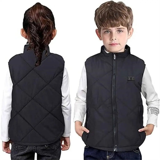 Kinderverwarmingsvest - 13 verwarmingszones - USB oplaadbaar & wasbaar - Bivakshop