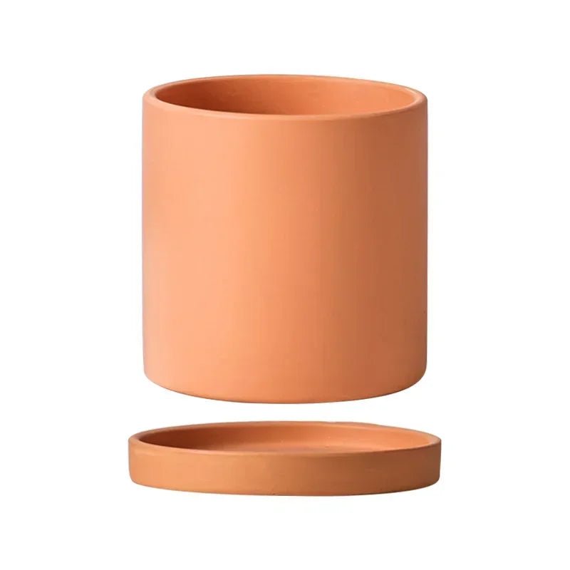 Kleurrijke keramische Bloempot - Succulente plantenbak in Scandinavische stijl - Met drainagegaten - Bivakshop