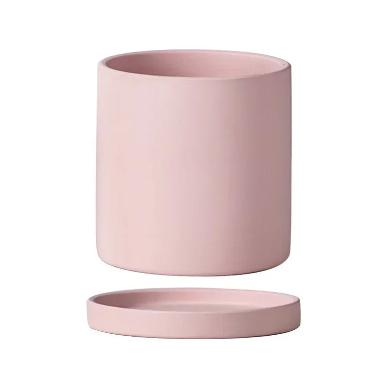Kleurrijke keramische Bloempot - Succulente plantenbak in Scandinavische stijl - Met drainagegaten - Bivakshop