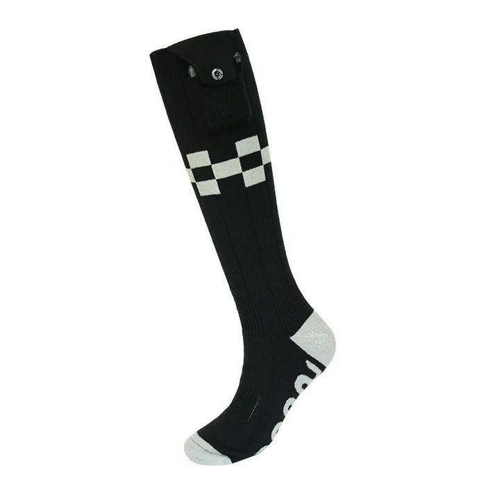 Lange elektrische verwarmde sokken - APP - controle - Pure katoen ski - En Wintersport - Bivakshop