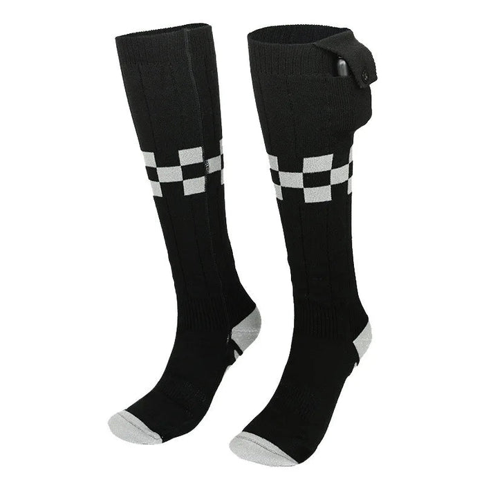 Lange elektrische verwarmde sokken - APP - controle - Pure katoen ski - En Wintersport - Bivakshop