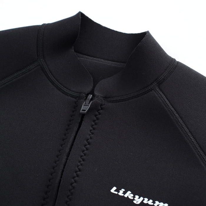 Lange mouw rits neopreen top 3mm - Medium stretch water sport top - Voor vrouwen - Bivakshop