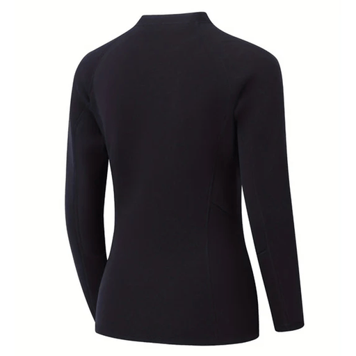 Lange mouw rits neopreen top 3mm - Medium stretch water sport top - Voor vrouwen - Bivakshop