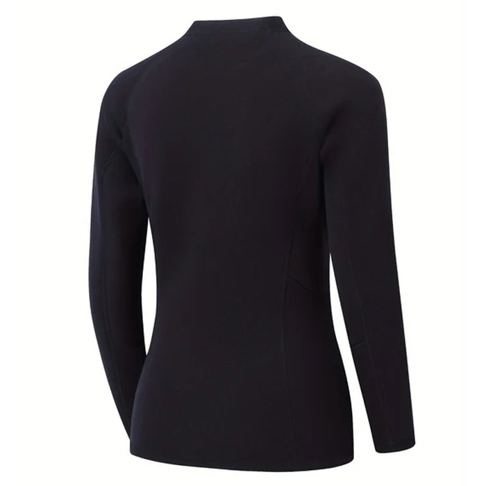 Lange mouw rits neopreen top 3mm - Medium stretch water sport top - Voor vrouwen - Bivakshop
