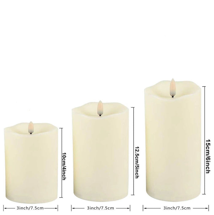 LED kaarsen set – Afstandsbediening – Timerfunctie - Bivakshop