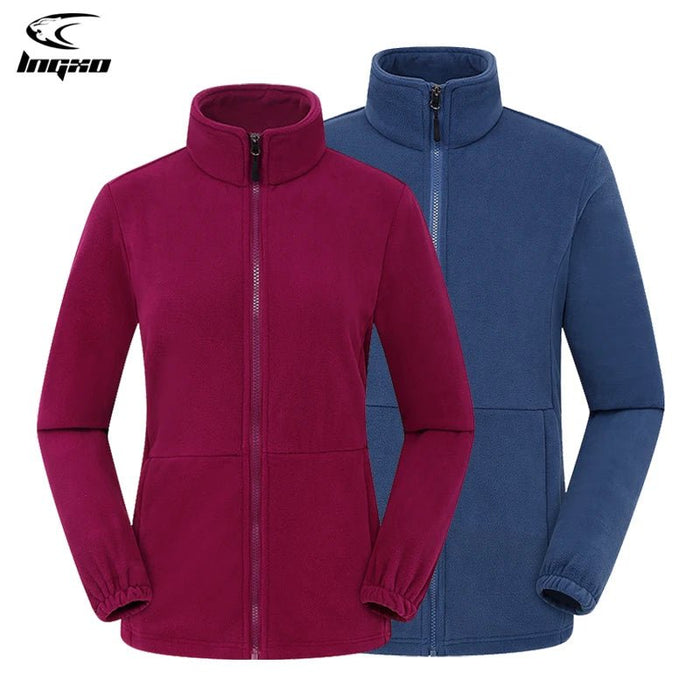 LNGXO polar fleece jas - Heren & dames outdoor softshell - Warm & windproof - Bivakshop