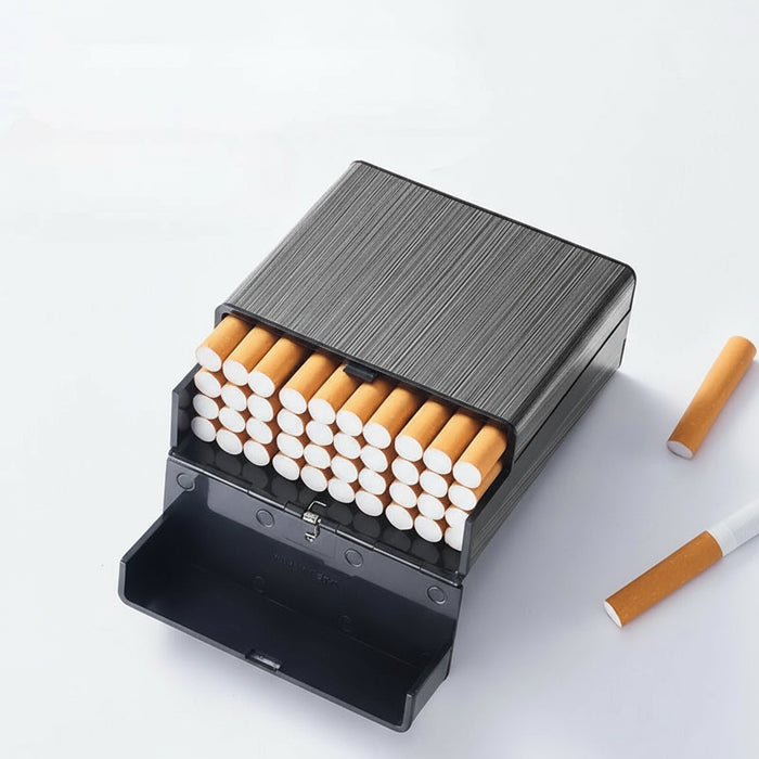 luxe metalen sigarettenkoker automatische klephoes