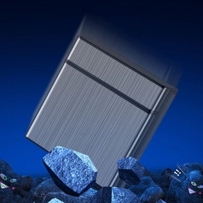 luxe metalen sigarettenkoker automatische klephoes