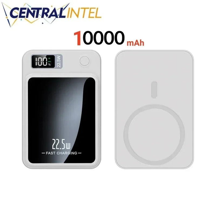 Magnetische draadloze oplader - Powerbank 22 5w 30000mah - iPhone 15 14 13 12 pro - Bivakshop