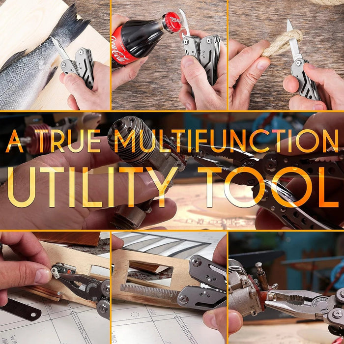Multifunctionele multitool – Inklapbaar EDC mes – Tang & snijder voor outdoor & kluswerk - Bivakshop