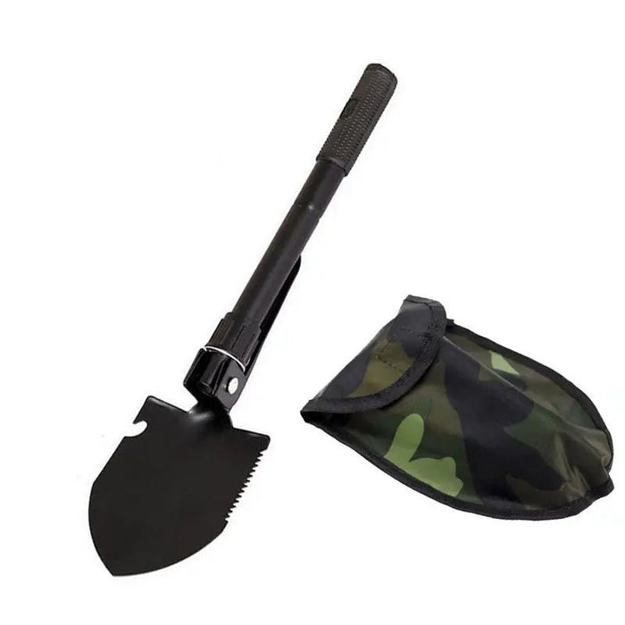 Multifunctionele opvouwbare legerschep – RVS camping - & survivaltool - Bivakshop