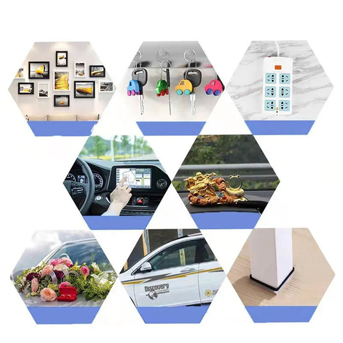 Nano tape dubbelzijdig klevend - Wasbare, traceless en waterdichte tape voor badkamer & keuken - Bivakshop