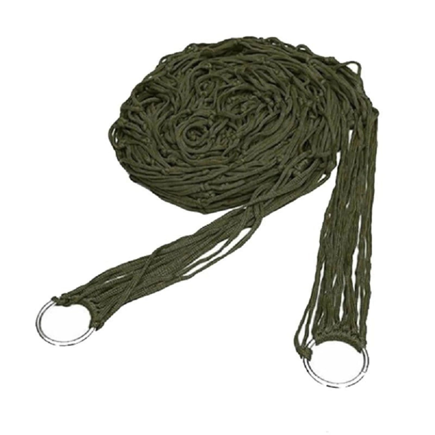 Nylon touw meshy hangmat voor buitenslapen - Net bed met touw - Bivakshop