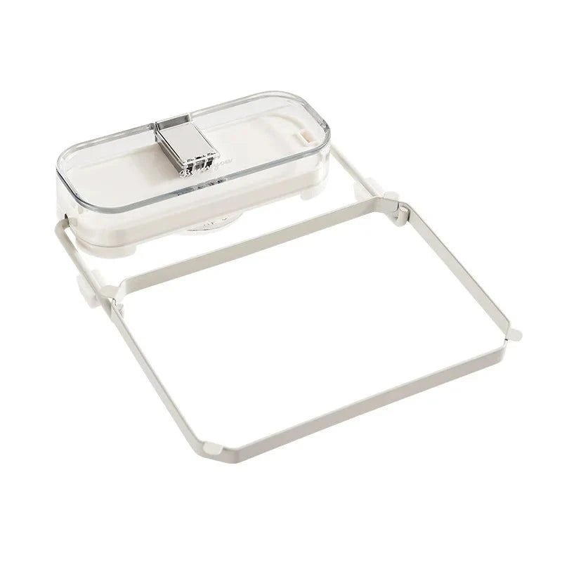 Opvouwbaar gootsteen filterrek - Keuken plastic afvoer mand - Zuignappen en mesh zak - Bivakshop
