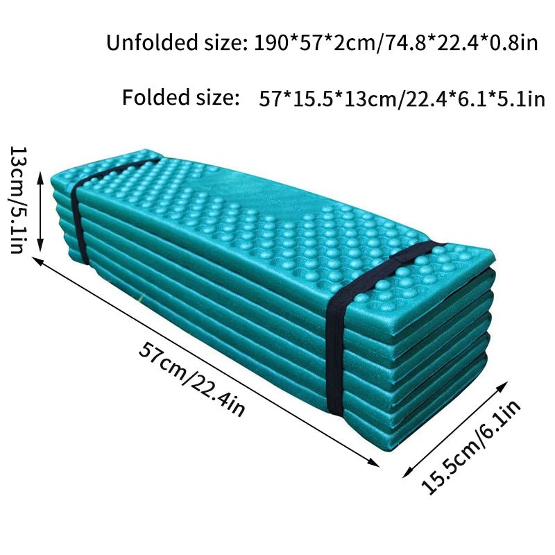 Opvouwbare campingmat – Ultralicht en waterdicht slaapmatje voor outdoor en reizen - Bivakshop