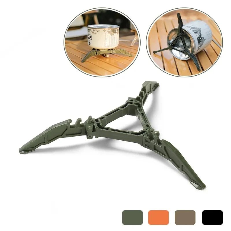 Opvouwbare gasfleshouder - Stabiele outdoor standaard - Bivakshop