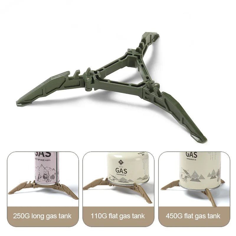 Opvouwbare gasfleshouder - Stabiele outdoor standaard - Bivakshop