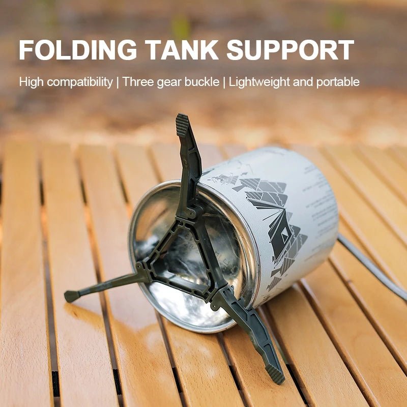 Opvouwbare gasfleshouder - Stabiele outdoor standaard - Bivakshop