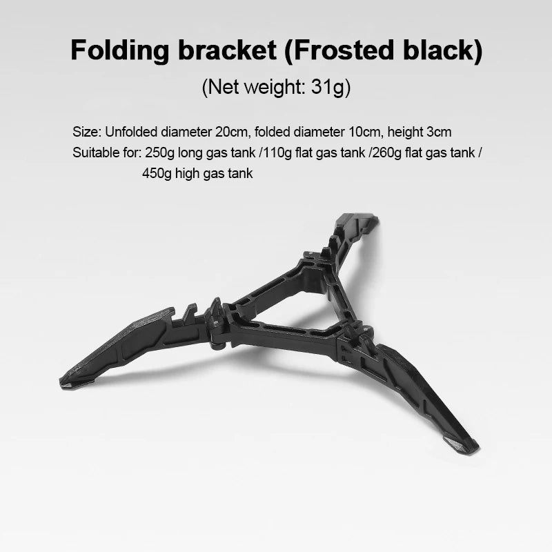 Opvouwbare gasfleshouder - Stabiele outdoor standaard - Bivakshop