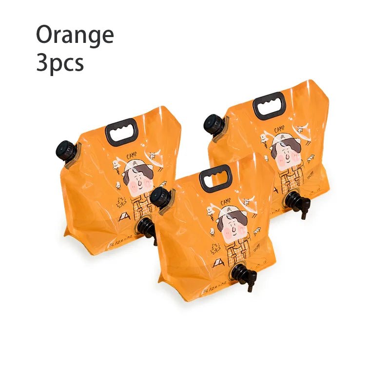 Opvouwbare waterzak 8L – Draagbare wateropslag – Lichtgewicht & voedselveilig voor camping - Bivakshop